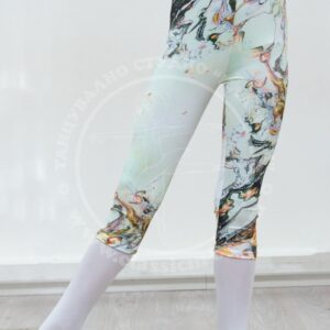 Ballet wedge 7/8 with print